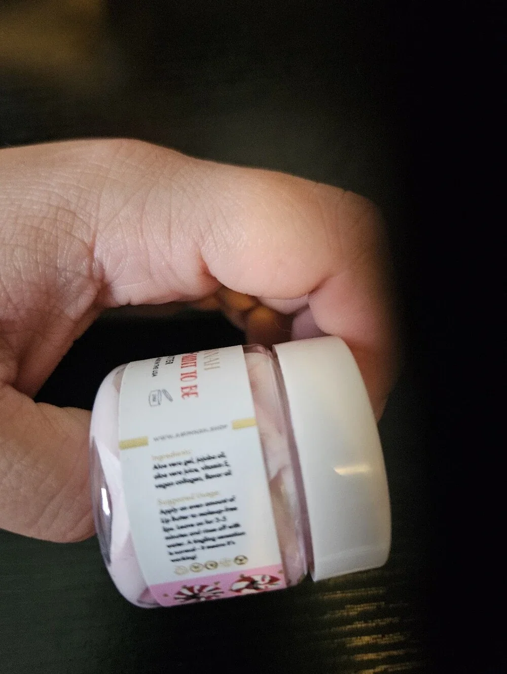 AMINNAH Mint To Be Pink Lip Butter - Hydrating Pink Lip Care